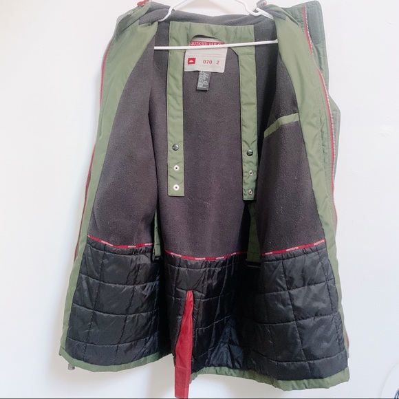 Quiksilver | Army Green Insulated Snow Jacket - Picture 3 of 7